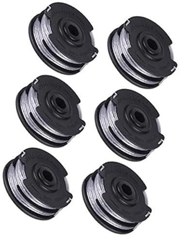XEBRAD Line String Trimmer Replacement Spool, for Bosch, F016800351 Replacement Trimmer Spool Garden Grass Trimmer Spool Line 6m x 1.65mm, for ART 30-36 LI, ART 24, ART 27 and ART 30 (6 Pack) Garden L