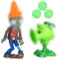 LDDYKZY Giocattoli Zombie, Piselli Giocattolo per Piante, Piante Zombi Ornamento Figure Per Bambini Di Compleanno Che Può Essere Sparato Figurine a Tema Gioco