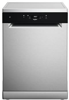 Whirlpool WH4FFA14BN6X – Lavastoviglie 14 Coperti | Libera Installazione, Classe A, 6° Senso, Multizona, Terzo Cesto, NaturalDry, Cestello Regolabile – Inox