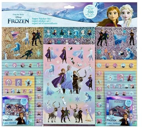 Undercover Stickerset Disney Frozen - 500 Aufkleber für Kinder