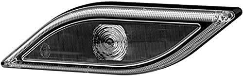 HELLA 2PF 013 324-031 Position Light - Shapeline Style Small - LED - 12/24V - Glued/mounting - Lens Colour: Grey - LED colour: White - Cable: 250mm - Plug: open cable ends - Left Front - Quantity: 1