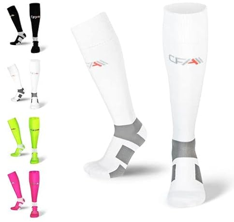 COMPRESSION FOR ATHLETES V1 Chaussettes de Contention Femme et Homme de Haute Qualité, Soutien de La Cheville et de La Voûte Plantaire, Chaussettes de Contention Homme et Femme fabriquées dans l'UE