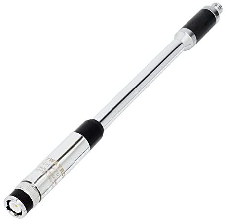 TWAYRDIO RH770 2meter 70cm UHF/VHF BNC Handheld Retactable Two Way Radio Extendable Antenna for Kenwood Uniden Walkie Talkie