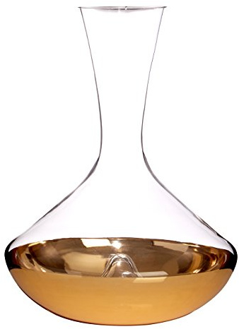Premier Housewares Horizon Pitcher, Gold, 21 x 21 x 28 cm