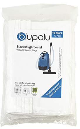 blupalu I Staubsaugerbeutel für Staubsauger Quigg Qu110 Qu 110 | Qu 110 Eio I 30 Stück