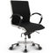 VERSEE Premium Bürostuhl Montreal in Stoff Schwarz - Ergonomischer Designstuhl für Büro und Home-Office - Belastbar bis 150kg
