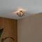Qazqa - Design Deckenleuchte I Deckenlampe I Lampe I Leuchte schwarz mit Rauchglas 3-flammig-Licht - Uvas I Wohnzimmer I Schlafzimmer - Kugel I Kugelförmig - LED geeignet G9