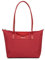 Lancaster Smart KBA Shoulder Bag M Rouge