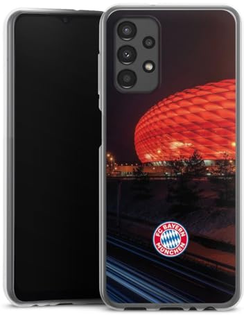DeinDesign Silikon Hülle kompatibel mit Samsung Galaxy A13 4G Case transparent Handyhülle FC Bayern München FCB Stadion