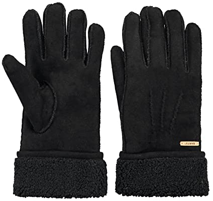 Barts W Yuka Gloves Schwarz - Warme stylische Damen Handschuhe, Größe S/M - Farbe Black