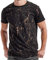 RONOMO Herren-T-Shirt mit modischem Print, Freizeit-Shirt, Schwarz , XXL