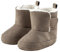 Sterntaler Babyschuh aus Kunstleder mit Klettverschluss und rutschfester Sohle, Unisex - gefüttert mit Teddyflausch und aus langlebigem Material, braun, 16