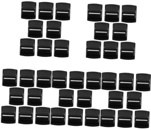 Toyvian 40stücke Knobs Für Mixer Und Audio-equipment Gerade Schieberegler-kappen Langlebige Potentiometer-ersatzteile Für Optimales Klangmanagement