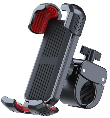 Elecphbo Fahrrad-Handyhalterung, Fahrrad-Handyhalterung, Elektroroller-Handyhalterung für iPhone 15 Pro Max / 14/13, Galaxy S24 Ultra S23 und mehr 11,4–17,8 cm (4,5–7 Zoll) Handy,