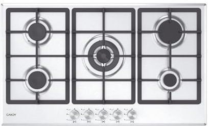 Piano Cottura 5 Fuochi a Gas 86 cm colore Inox Moderna - CHG93WX/1