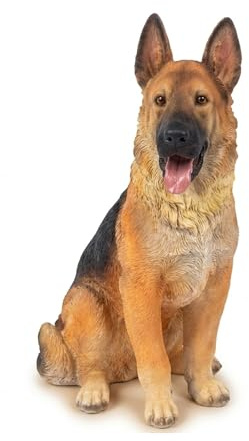 lvifloae Garten-Hundestatue, Hundestatue, für drinnen und draußen, Garten, Landschaft, Terrasse, Hof, Tierdekoration, Kunsthandwerk