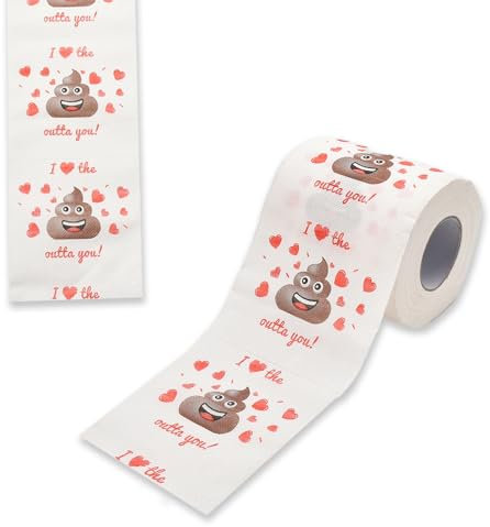 Funny Gifts for Wife Husband Prank Toilet Roll Paper Gag Gifts for Boyfriend Girlfriend for Best Friend for Daughter Son Birthday Gift for Sister Brother