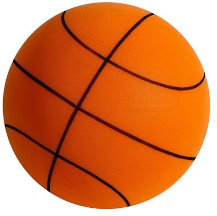 Tuxxjzm Silent Basketball Dribbling Indoor Schaumstoff-Basketball Lautloser Basketball Training Foam Ball Indoor-Spielzeug Für Kinder Mute Ball Trainings Basketball Für Zuhause Indoor Aktivitäten