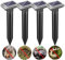 Repelente ultrasónico para Topos, Repelente Solar para Topos 4 Piezas, Repelente para ahuyentador de Topos, Repelente para Topos, Repelente para Topos, Repelente para Topos, ahuyentador para Topos