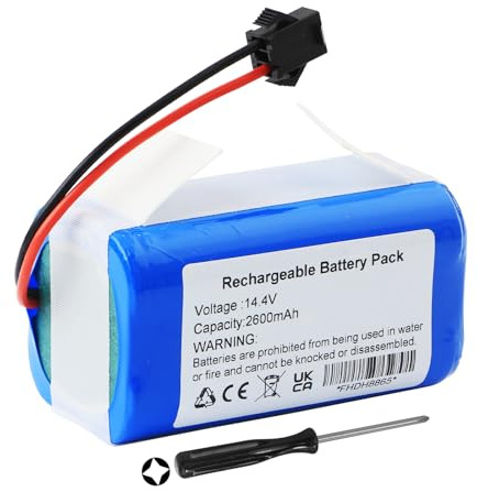 K KYUER Ersatz Saugroboter Akku für Lu-bluelu SL60D SL61 SL68 SmartClean 2000 Coredy R750 Honiture G20 G20 Pro Amarey A800 A900 Eco-vacs Deebot N79S N79W N79 N79SE DN620 DN621 Robot Vacuum Cleaner