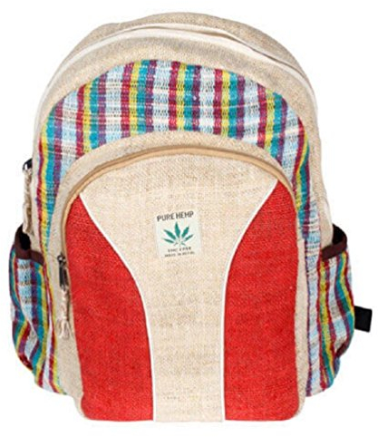 Rucksack aus Hanf, cultbagz Nepal Handmade, Backpack e.Nose