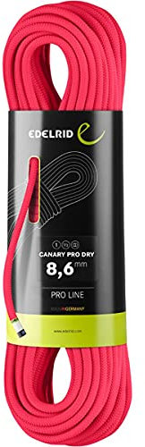 Edelrid Canary Pro Dry Seil 8,6mm x 30m pink