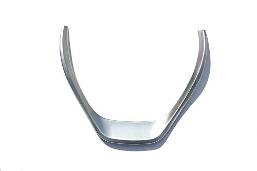 Accessori interni auto per veicolo, per 3 serie f30 2013-2017, rivestimento del volante Trim ABS cromatura argento, 1 pz/set