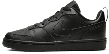 Nike Mixte enfant Court Borough Low 2 Baskets, Noir, 38.5 EU