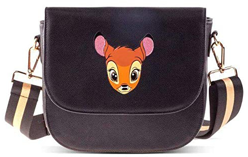 Difuzed Damen Bambi Face Small Flap Shoulder Bag Reisezubehr-Kosmetiktasche, Mehrfarbig