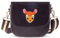 Difuzed Damen Bambi Face Small Flap Shoulder Bag Reisezubehr-Kosmetiktasche, Mehrfarbig