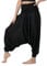 B BANGKOK PANTS Women's Harem Pants Jumpsuit Hippie Clothes (Black Classic, One Size)
