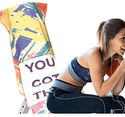 Fitness-Workout-Handtücher, perfekt für Fitnessstudio, Kapuze passt über die Fitnessbank, absorbiert Schweiß, bequem, kompakt, Peloton-Zubehör, Yoga, Strand, Camping und Reisen, schnell trocknend,