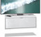 Vladon Meuble TV Lana 80 Armoire Murale lowboard 80 x 29 x 37 cm, Caisson en Blanc Mat, façades en Blanc Haute Brillance | Grand Choix de Couleurs