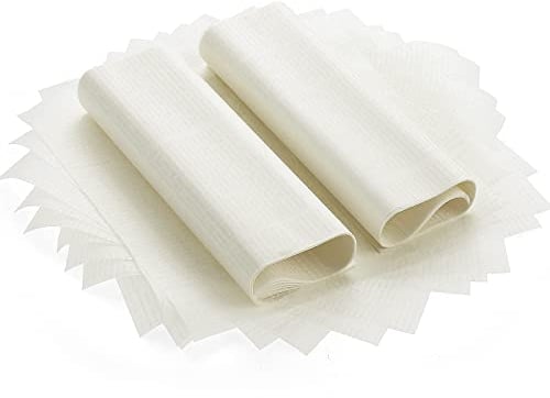 TsunNee Lebensmittelverpackungspapier, wasserdichtes Wachspapier, öldichte Kuchenverpackungen, Geschenkpapier zum Basteln von Käse, Nougat, Schokolade, 24,9 x 21,8 cm (weißes Alphabet-Modell)
