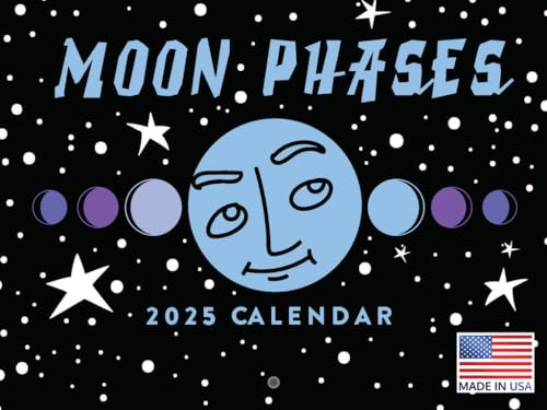 Mondphasen Kalender 2025 Mondphase Monatlicher Wandkalender 12 Monate