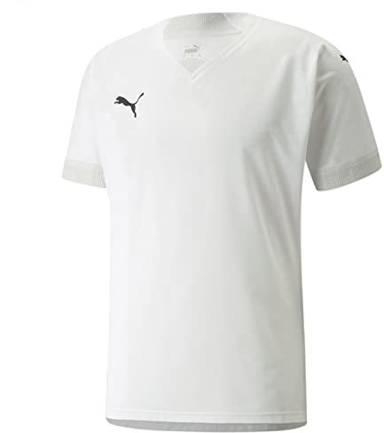 PUMA Herren Teamfinal Jersey Fußballtrikot, White-Nimbus Cloud, S