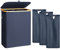 AdelDream 160L Wäschekorb mit Deckel 3 Fächer Wäschekorb Wäschesack schmal - Wäschesortierer Wäschebox Wäschetonne Wäschesammler mit Deckel Wäschetruhe Wäschekörbe laundry baskets Navy Blau