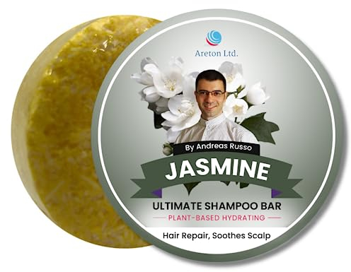 Areton: Fester Shampoo-Riegel für Trockenes Haar, Feuchtigkeitsspendend, Repariert Beschädigtes Haar, 60g