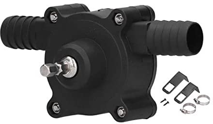 wrtgerht Mini Bomba pequeña Bomba de Taladro eléctrico Manual de ABS, autocebante de Transferencia de Agua, portátil for Queroseno de Aceite con Alta Capacidad