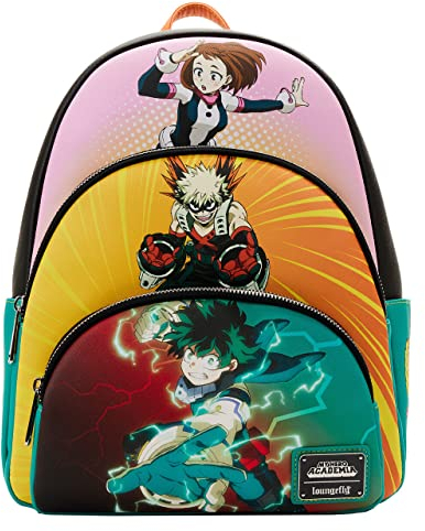 Loungefly: My Hero Academia Mini-Rucksack mit DREI Taschen