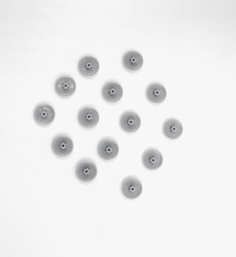 Lot de 100 capuchons pour vis Torx - Couvercle de vis Torx en plastique - Différentes tailles (TX 10)