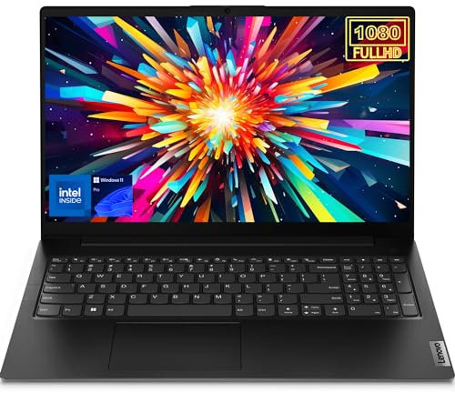 Lenovo IdeaPad Ordinateur portable de 15,6, processeur Intel Dual-Core, mémoire de 16 Go, stockage SSD de 1 To, écran FHD antireflet de 15,6, Windows 11 Pro, avec WOWPC 3 en 1 500 Go