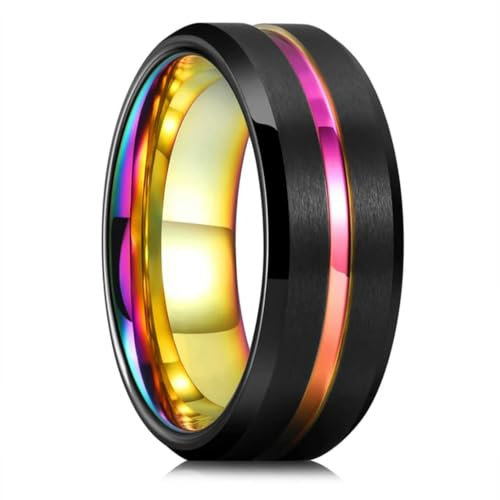 Gu Feng Mode Wikinger Edelstahl Ringe Herren InlayRing Ehering Schmuck Geschenke
