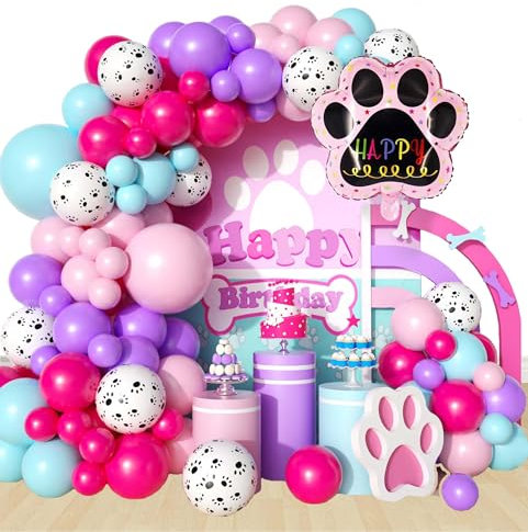 Geburtstag Partei Dekoration Paw Luftballons Deko Dog Folienballons Geburtstag Girlande Dekoration