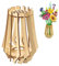 Vase für Lego Blumen,Bouquet Vase für Blumenstrauß,Holzvase für Rosen Sonnenblumen Tulpen Kirschblüten Blumen,Holzpuzzle Blumenvase für Lego Blumenstrauß Baukasten,Geschenk Deko für Blumenliebhaber
