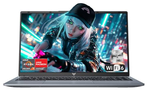 ACEMAGIC 15.6 FHD Laptop with AMD Ryzen 7 5700U (Processor up to 4.3GHz) 8 Core - 16GB RAM DDR4 512GB SSD Laptops Computer, HD Display, HDMI, BT5.0,3*USB3.2,Type-C,Dual Speakers,65W Adapter, WiFi 6.0