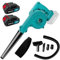Cordless Leaf Blower with 2Pcs 3000mAh Battery, Handle Leaf Blowers and Vacuums for Makita, Lightweight Garden Blowers For Lawn Care Leaf Blowing, Car, Corner Dust