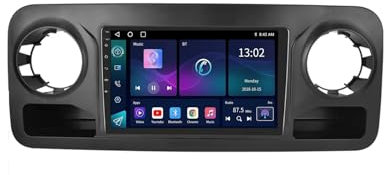 Android 13 2 DIN Car Radio Stereo para Mercedes - Benz Sprinter 907 910 2018 10 Pulgadas Autoradio con Carplay navegación GPS cámara de respaldo RDS USB FM AHD controles en el volante(S10 2+32G)