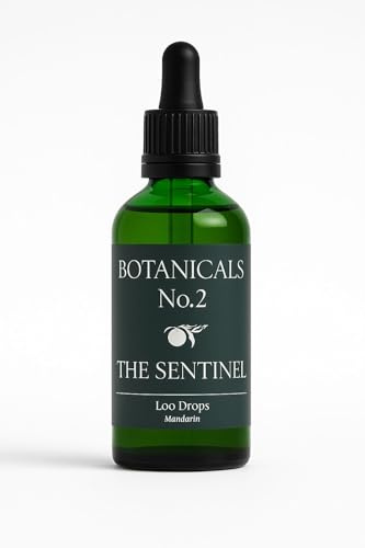 Botanicals No.2 | Loo Drops for Home | The Sentinel 100ml Toilet Freshener | Odour Eliminator for Bathrooms | Natural Air Fresher - Tackle Bathroom Odours at Source