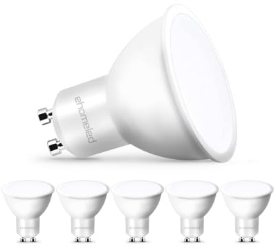 GU10 LED Warmweiss Lampe 7W ersetzt 60W 3000K Warmweiß Leuchtmittel 6 Stück | 630LM Nicht dimmbar Glühbirnen, 120°Abstrahlwinkel Reflektorlampe, Energiesparendes für Wohnzimmer, Küche, Schlafzimmer